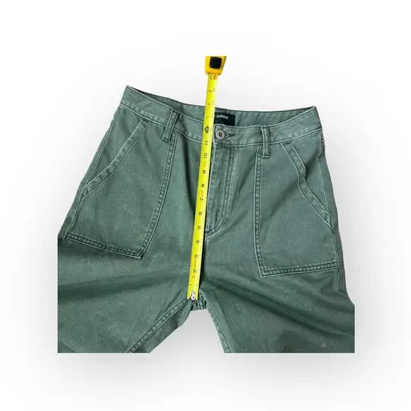 Le Superbe Rhode Wide Leg Cropped Pants in Olive Kush 2 - Picture 5 of 10